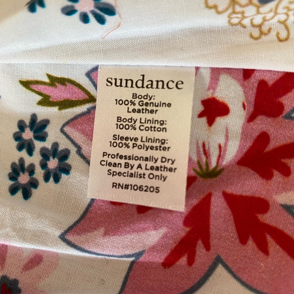 Sundance Annie Belle Leather Blazer - Picture 5 of 16